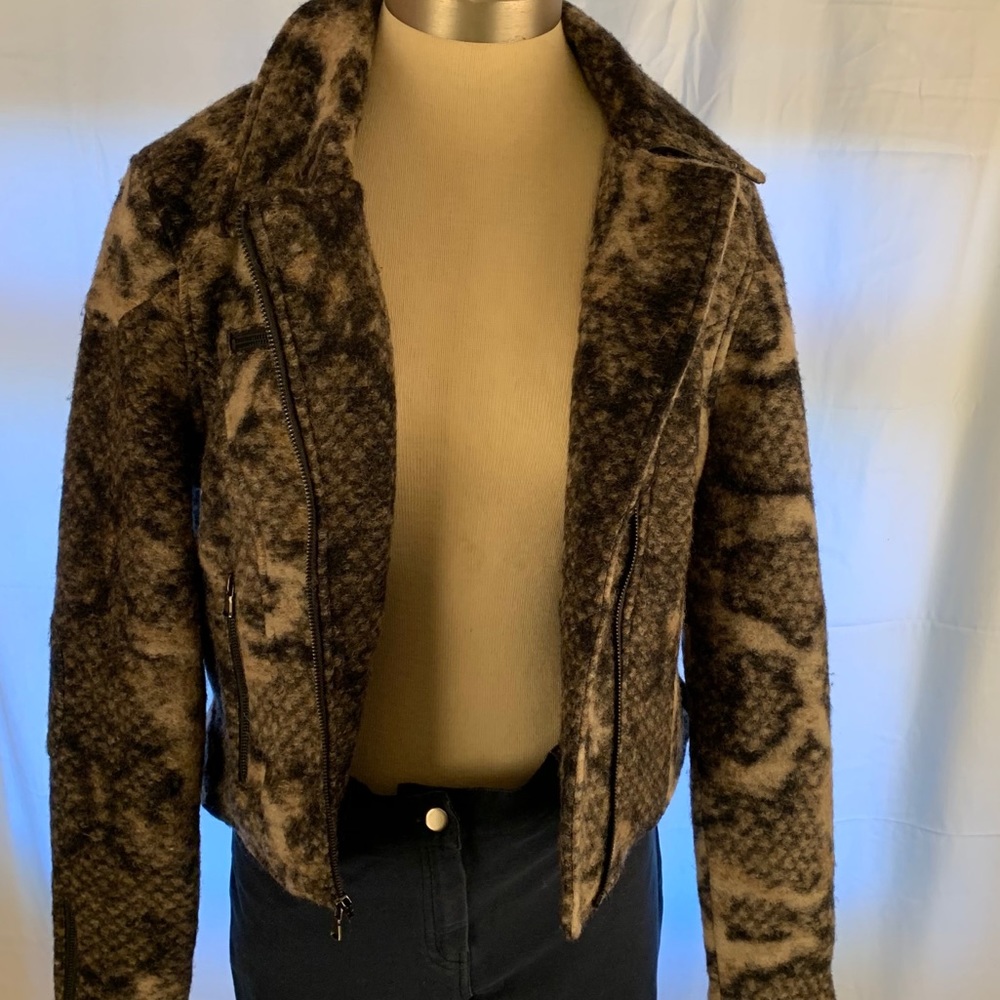NWOT - Joe’s Python Wool Jacket - M - Picture 4 of 9